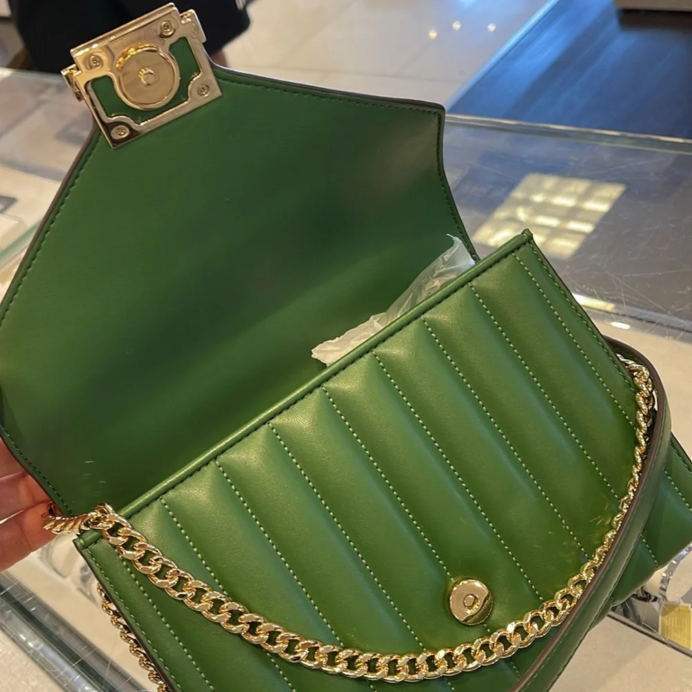 Michael Kors Whitney Medium Flap Chain Shoulder Bag 
Fern Green 
NWT - Picture 8 of 16